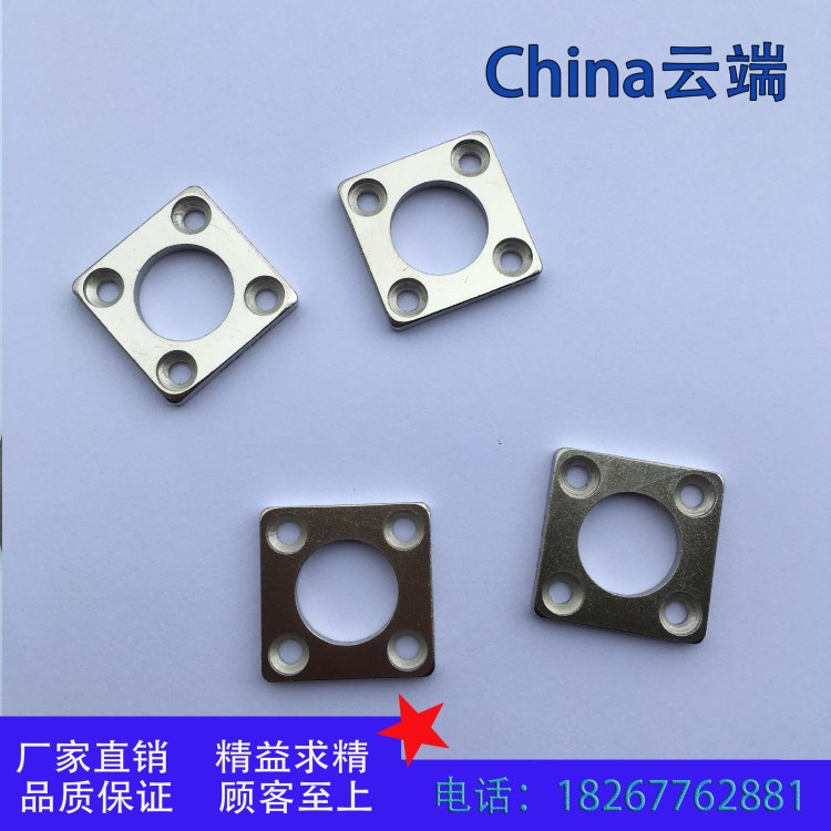 廠家供應 機加工方形件 沉頭螺栓墊片 精密標準件墊 五金異性件