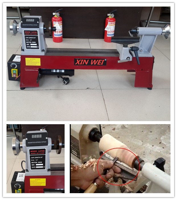 MC1218VD全新數(shù)顯電子調(diào)速多用木工車床 鑄鐵木工車機 大功率車床