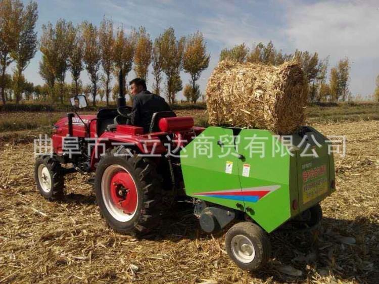 青貯牧草自動打捆機 全自動 圓捆打捆機 牧場儲飼料機