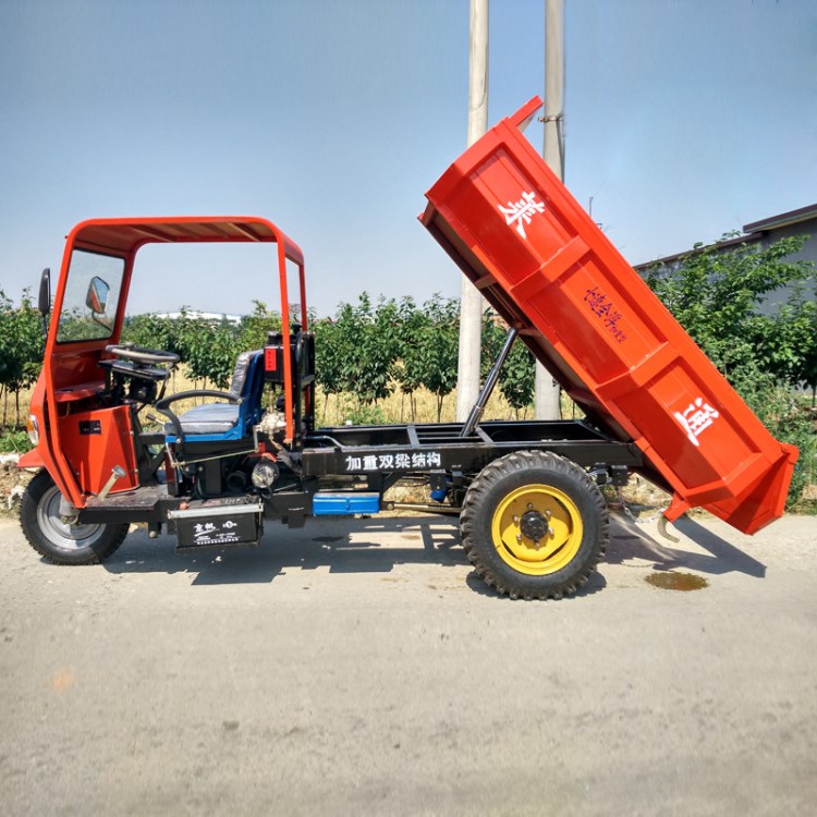 萊通牌礦用三輪車 八速工地運輸三輪車 載重三輪車 工程建筑機械