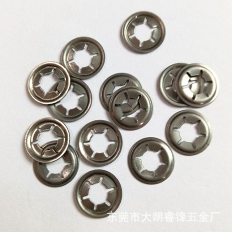 軸承夾擋圈梅花擋圈軸承卡梅花型軸承夾梅花孔卡墊圈定做廠家直銷