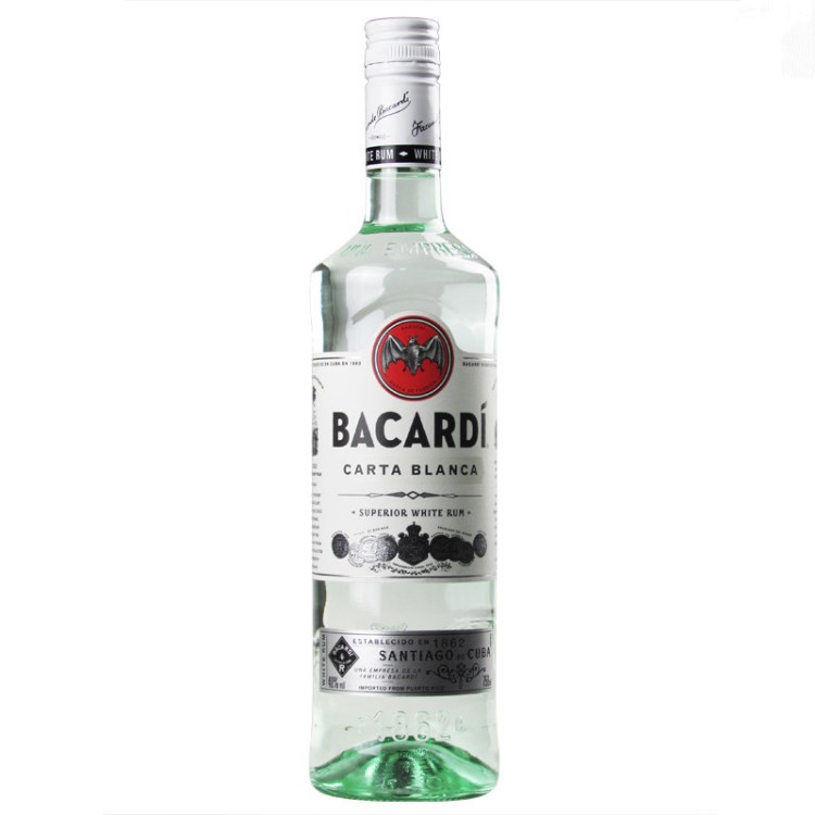 百加得白朗姆酒/百家得朗姆酒 BACARDI RUM 750ml 洋酒