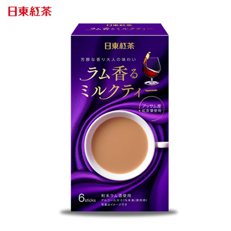 日本 日東紅茶 朗姆酒風(fēng)味阿薩姆紅茶速溶奶茶飲料72g 行貨