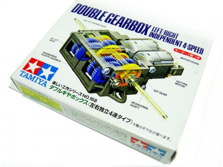 Tamiya 直流減速電機(jī)（4變速）雙齒輪箱 小車(chē) 機(jī)器人配件