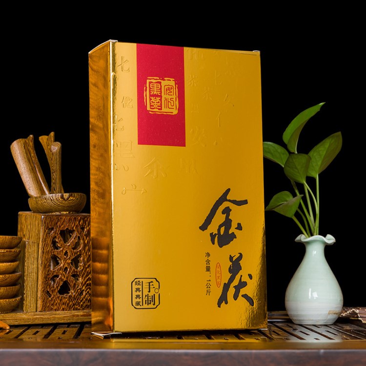 湖南特產(chǎn)安化黑茶 1kg金花茯磚黑茶直泡茶 茶葉批發(fā) 廠價(jià)聯(lián)系客服