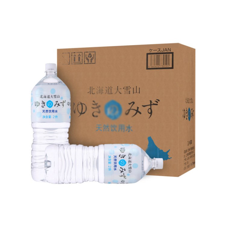 北海道 大雪山牌天然飲用水2L*6 日本礦泉水 飲用水