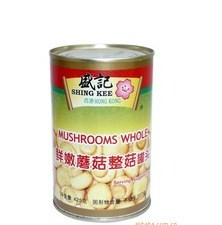  香港盛記 鮮嫩香菇整菇罐頭 食用菌罐頭 批發(fā) 425g