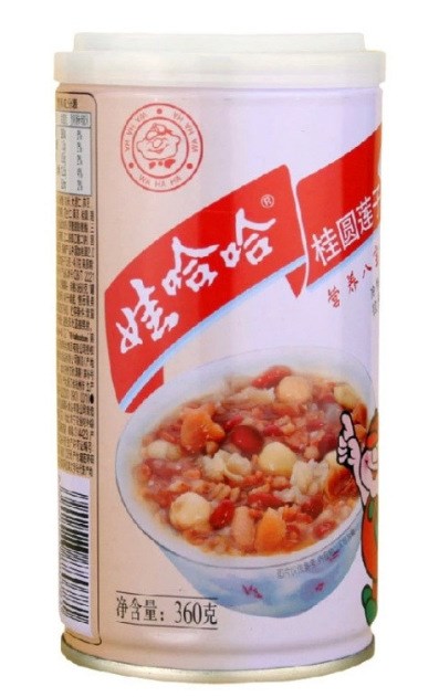 娃哈哈桂圓蓮子八寶粥 方便速食小吃 360g*12/箱