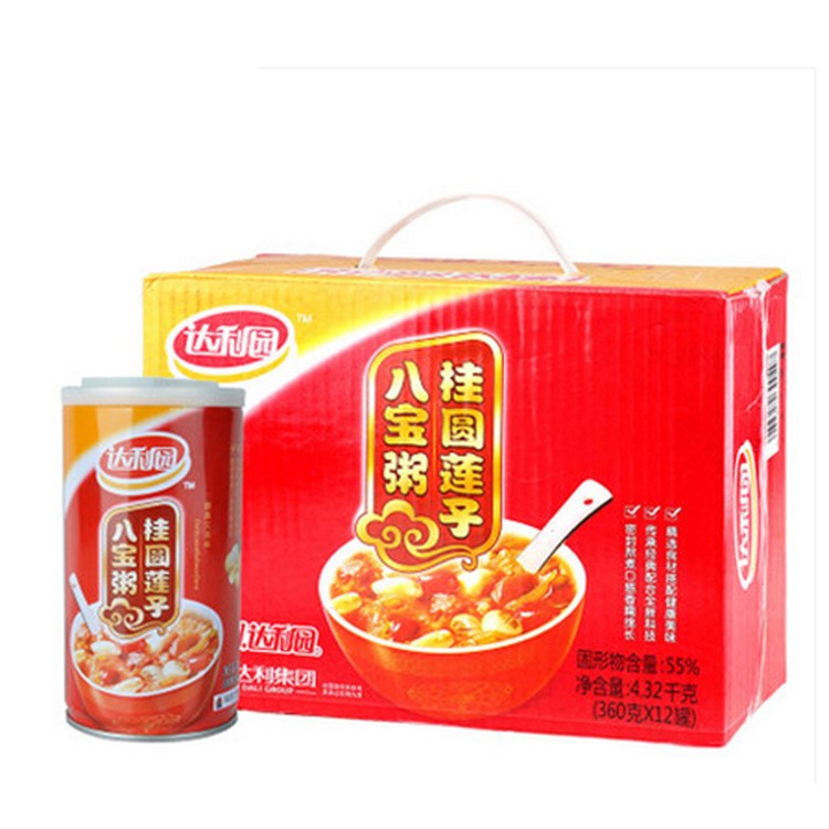 八寶粥養(yǎng)生粥方便速食360g*12瓶 代餐粗糧桂圓蓮子八寶粥