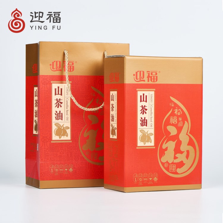 【迎?！恳吧讲栌椭参镉?廠家直銷食用油過節(jié)禮品500ml*2禮盒裝