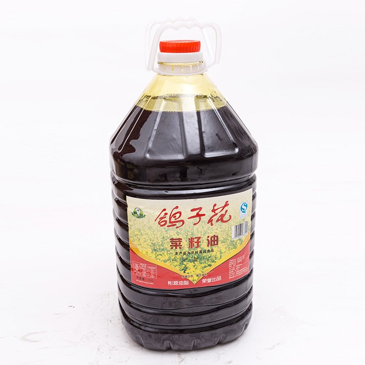 鴿子花菜籽油20L非轉基因菜籽油物理壓榨食用糧油香菜油廠家批