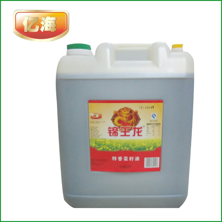 團(tuán)購(gòu) 錦龍25Ｌ扁罐特香菜籽油 天然餐飲菜籽油 濃香型菜籽油