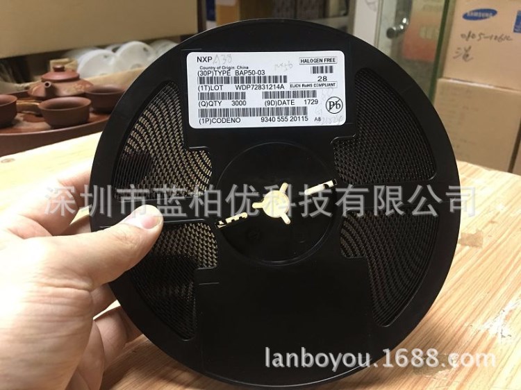 NXP贴片PIN二极管 BAP50-03 丝印A8 封装SOD-323 0805 原装现