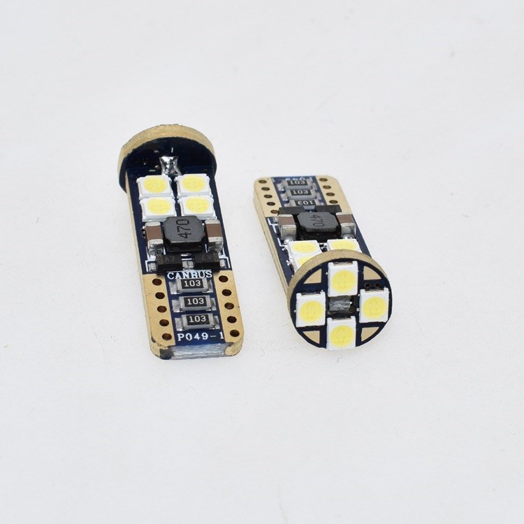 新款T10-3030/2835-12SMD 高亮LED車燈 金板 寬壓 解碼 示寬燈車