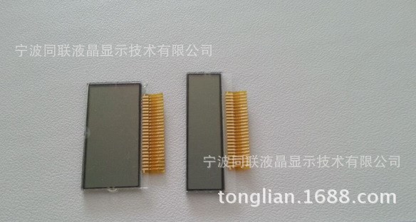 定制设计代压斑马纸FPC等连接方式LCD液晶显示屏，LCD段码屏