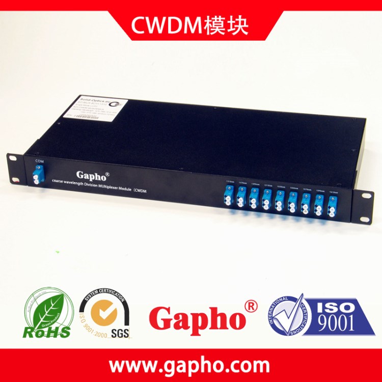 1U機(jī)箱型波分復(fù)用器 CWDM 光纖粗波分復(fù)用器 WDM 可定制波長