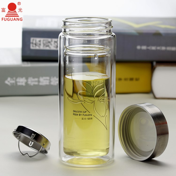 批發(fā)富光玻璃杯創(chuàng)意款水杯子廣告禮品定制公司logo品贈(zèng)品