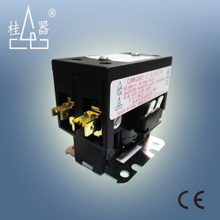 交流接觸器 2-5匹空調(diào)柜機(jī)專用 CJX9B-25S/01 220V 1P+1NC