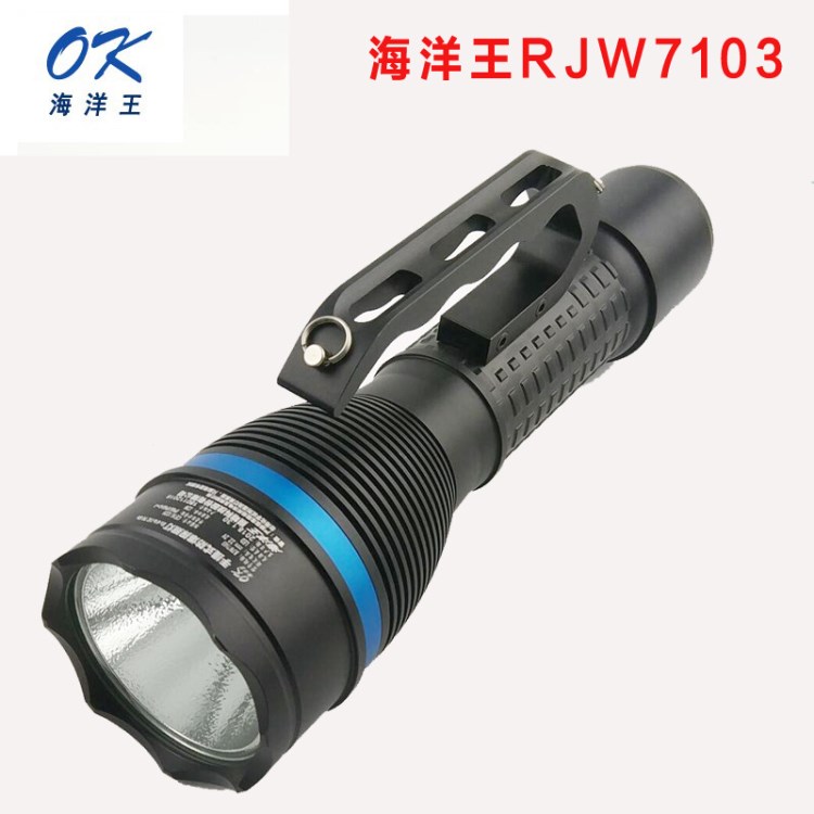 手提式防爆探照燈 海洋RJW7103強光可充電超亮搜索工作燈12W