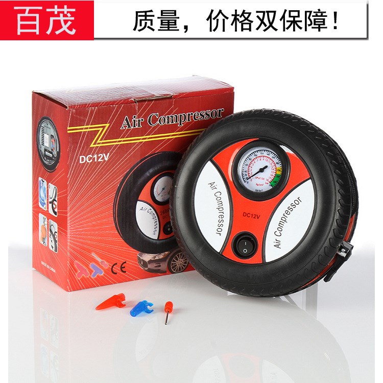 直銷批發 車載迷你充氣泵 禮品專用汽車打氣泵 便攜式輪胎充氣泵