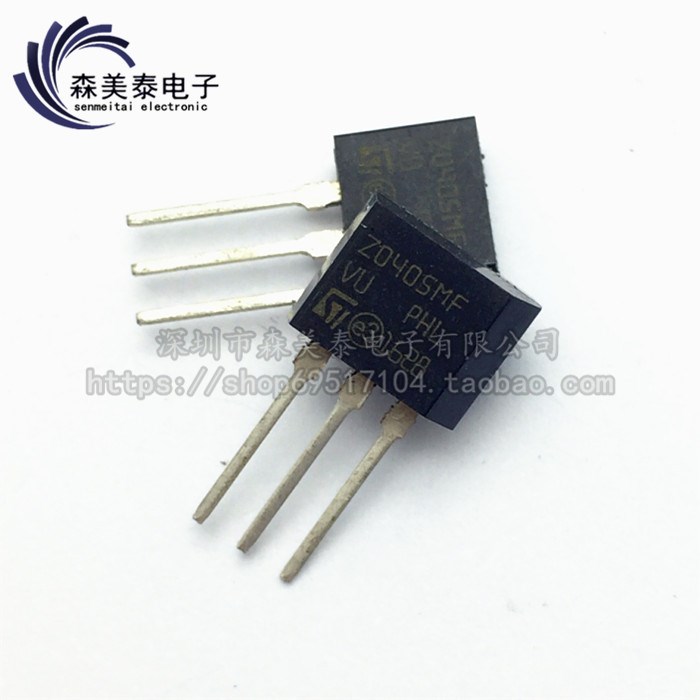全新X0405MF 直插TO-202 4A 單向可控硅 X0405 Z0405