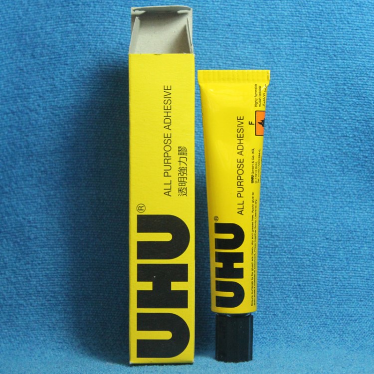 UHU強力膠水德國UHU20ml膠水UHU40756手工軟性慢干膠水