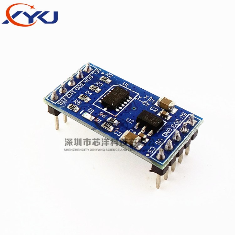 新款 ADXL345 IIC /SPI 數(shù)字式 傾角傳感器 加速度模塊