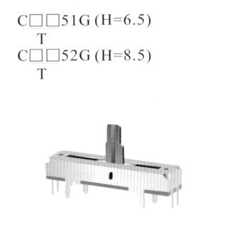 廠家批發(fā)Cxx5xG直滑大燈電位器 直滑碳膜電位器 小型直滑電位器