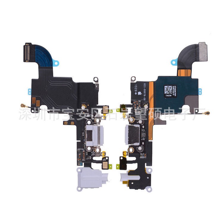 for iPhone6S4.7尾插排線 USB充電排 蘋果6送話器 耳機(jī)排線帶天線