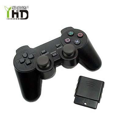 PS2無線游戲手柄2.4G無延遲游戲機(jī)無線手把配件批發(fā)