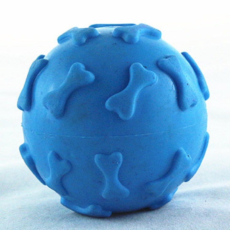 寵物玩具TPR發(fā)聲橡膠空心骨頭圓球 6cm啃咬發(fā)聲玩具球?qū)櫸镉闷?
                                                         style=