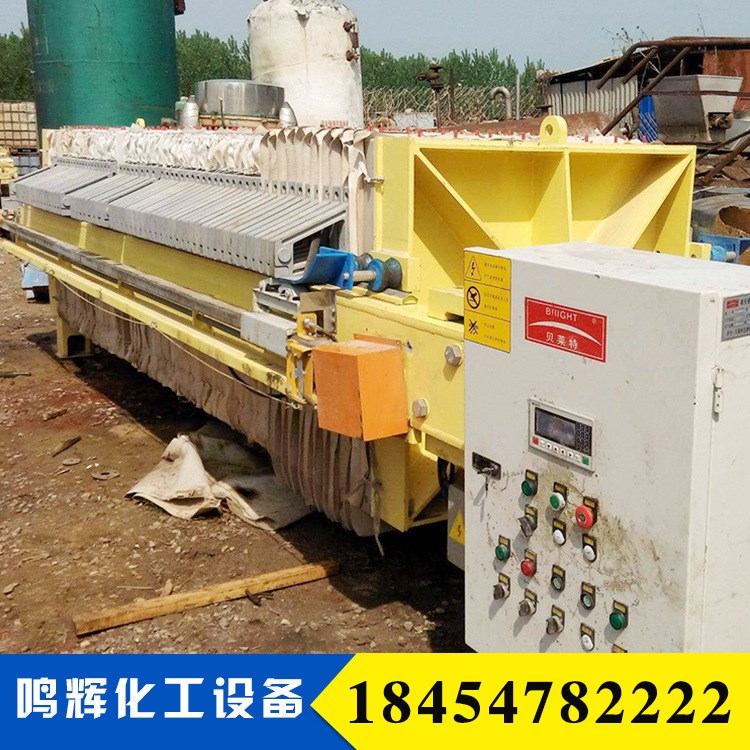 轉讓京津牌200m&sup2;壓濾機  箱式自動拉板  全套二手化工設備