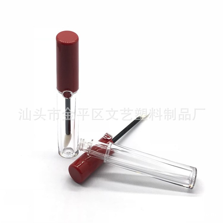 diy唇釉管空管 紅色細長管唇彩唇釉瓶空瓶 6.5ml廠家直銷
