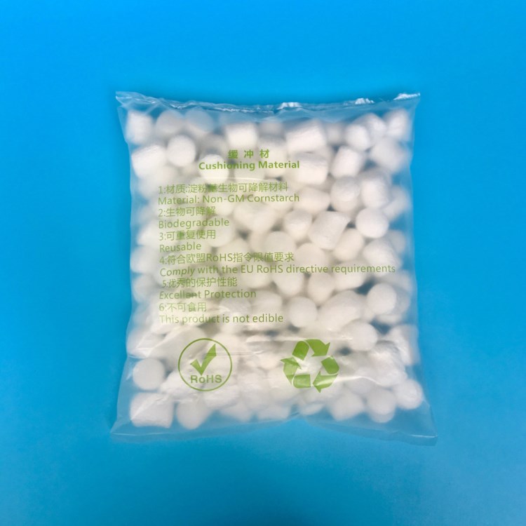 廠家直接供應(yīng)植物淀粉緩沖材25克1袋 25*30cm光學(xué)儀器包裝材料