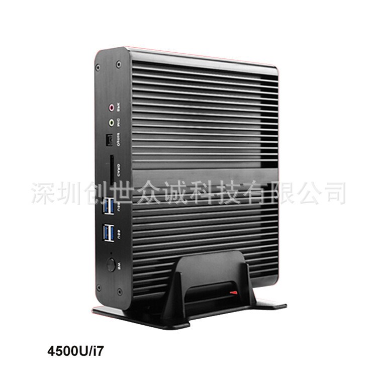 i7-4500U無風扇迷你電腦小主機客廳HTPC Mini PC witrh Core I7