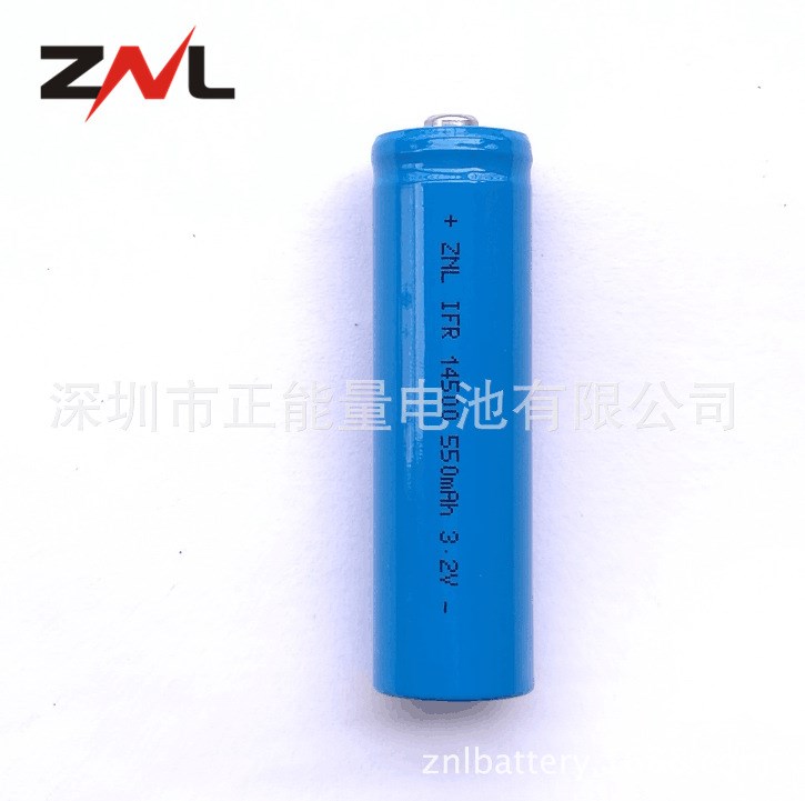 ZNL 14500-550mAh 3.2V  太陽能燈具強光手電筒