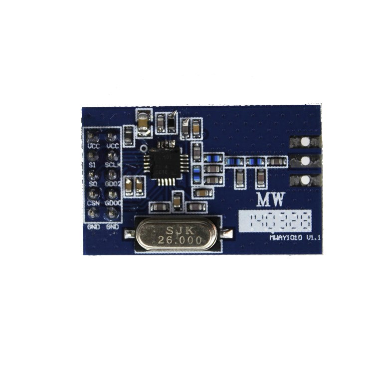 供應(yīng) 高精度外圍器件 CC1101型號(hào)無(wú)線收發(fā)模塊 RF433射頻模塊