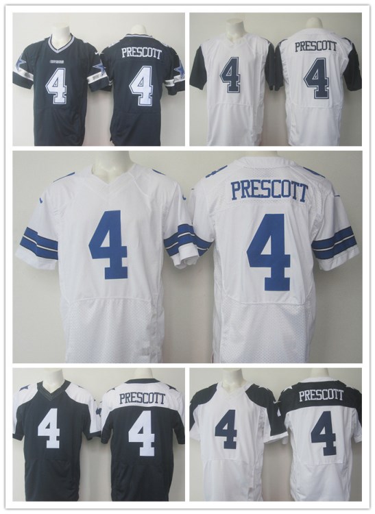 NFL球衣橄欖球服批發(fā) 達(dá)拉斯牛仔隊(duì) #4 PRESCOTT 感恩藍(lán) jersey