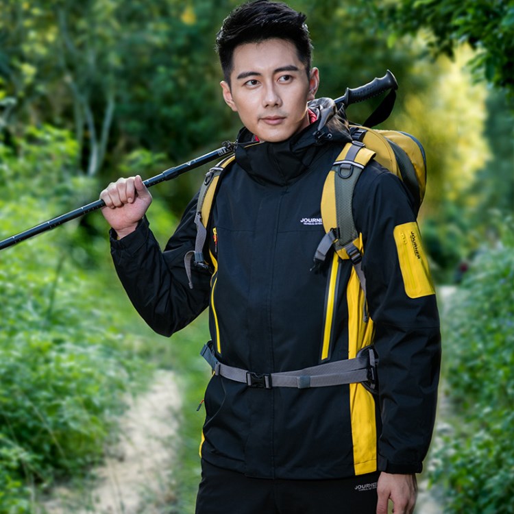 JOURNER/征途者 戶外沖鋒衣三合一 男兩件套抓絨內(nèi)膽登山服