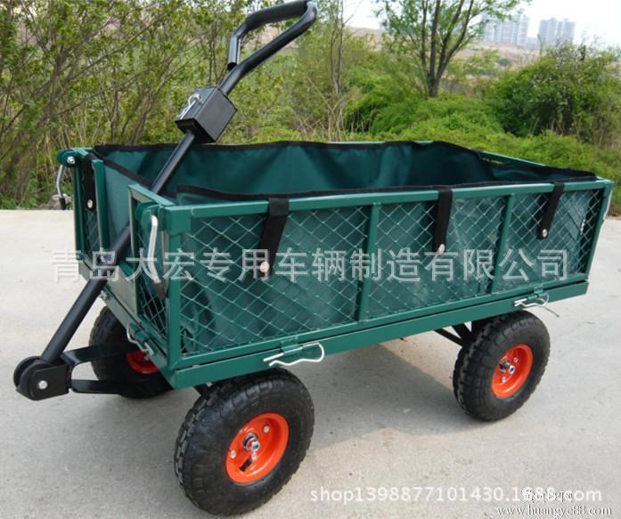 可折疊四輪花園網(wǎng)車 花園工具車 高載重300KG 出口量大