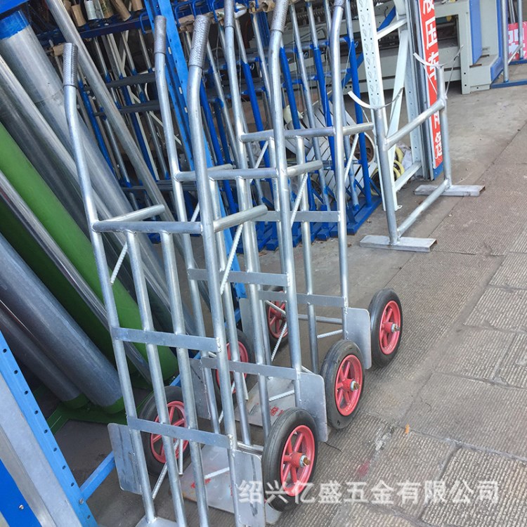 重型双轮货仓车 加厚老虎车工具手推车仓库物流搬运车 两轮拉货车