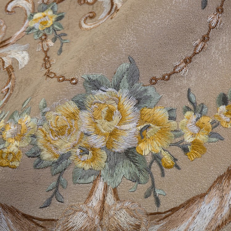 廠家直銷家裝繡花無縫墻布刺繡壁布客廳電視背景墻