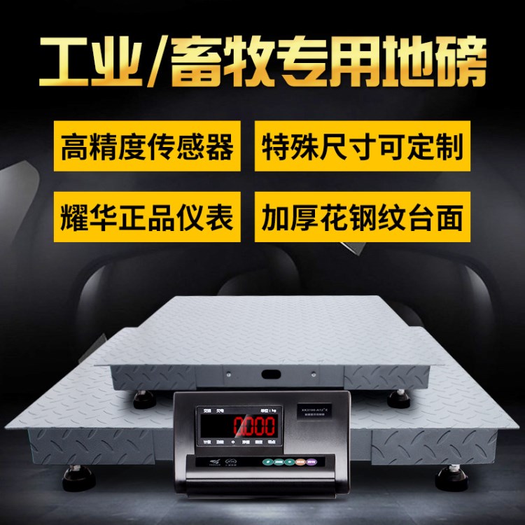 耀華儀表電子地磅2t 公用家用稱重地磅稱小型2000kg小型地磅廠