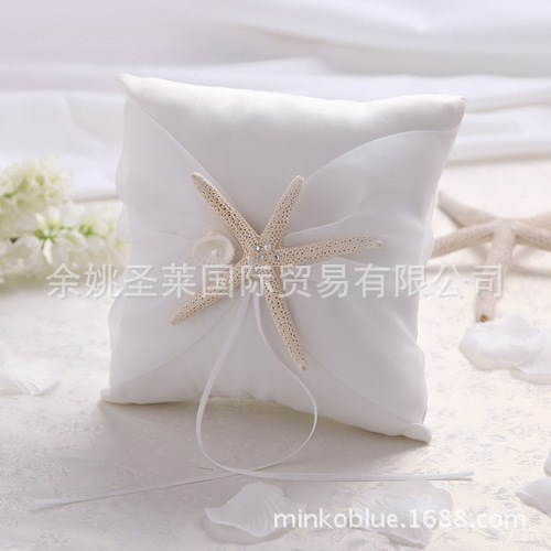 海星戒枕 新娘戒枕 西式婚慶用品批發(fā) 節(jié)日禮品 情人節(jié)禮物戒托