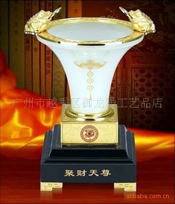 聚財(cái)天尊玉石擺件禮品 會(huì)議禮品 定制禮品 禮品