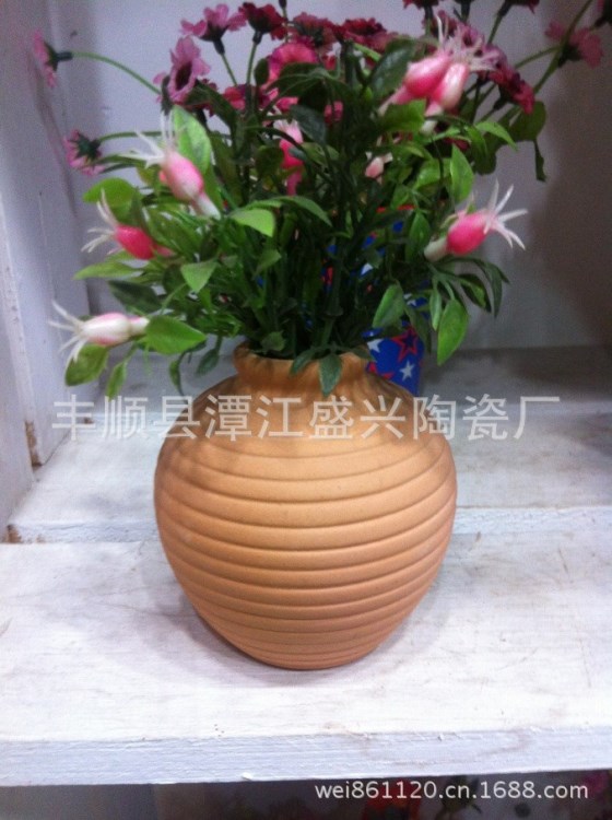 厂家直销工艺陶瓷、红陶花瓶，陶瓷工艺品，多肉花盆，时尚花盆