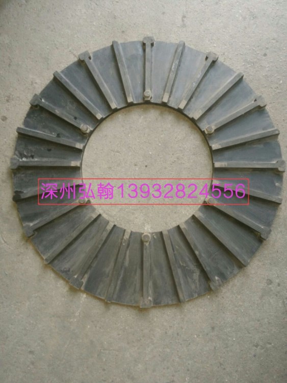 【弘翰制動】生產修井機主滾筒制動系統14寸摩擦片  氣囊 推