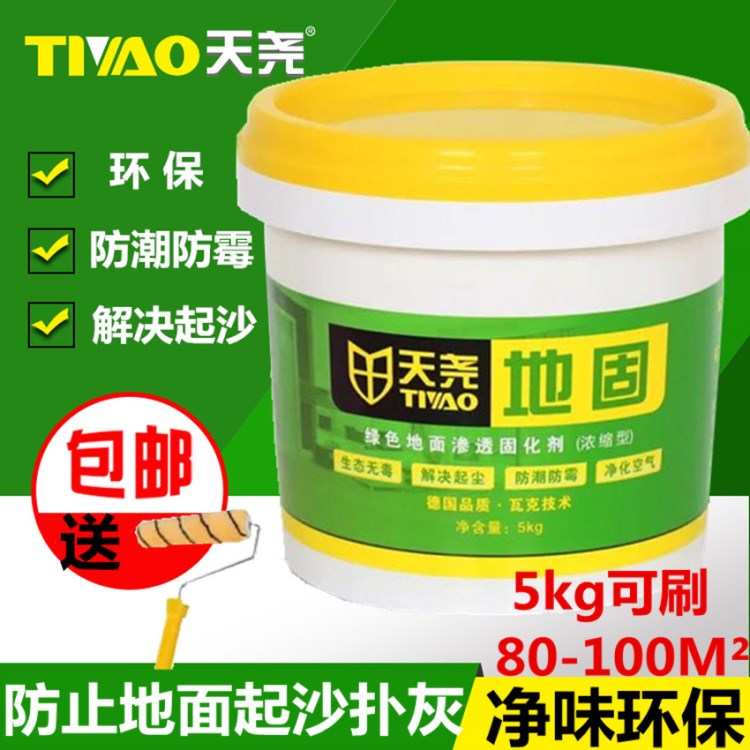 天堯綠色地固界面劑 水泥地面滲透固化劑 防潮防霉地板防撲灰