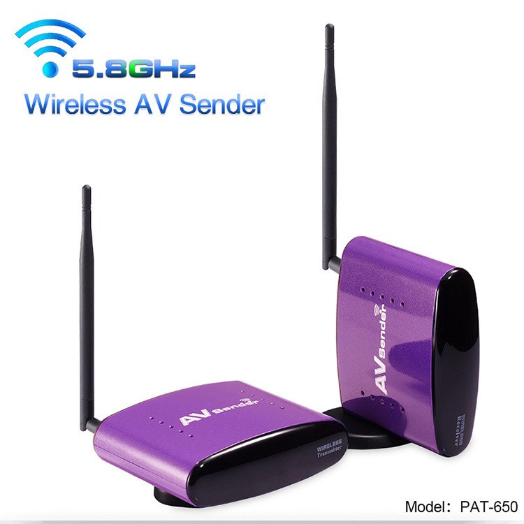 5.8G Wireless AV  5.8G無線影音發(fā)射接收器 PAT-650