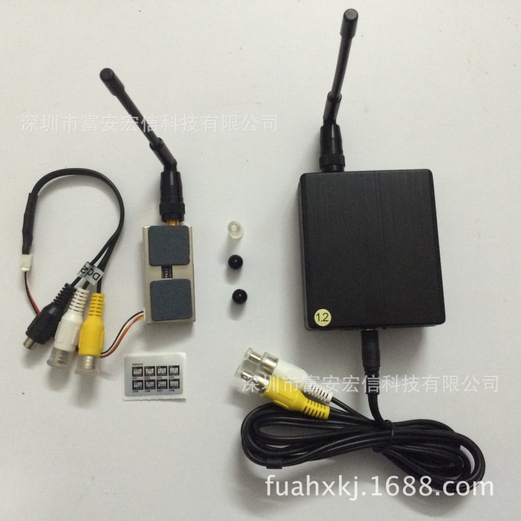 原厂罗美 1000mw 视频无线传输1.2g 1w fpv图传收发器宽电压